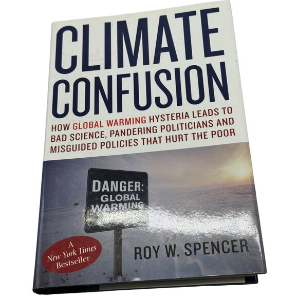 Climate confusion hardcover book by Roy Spencer 2008 English dustcover READ - Picture 1 of 7